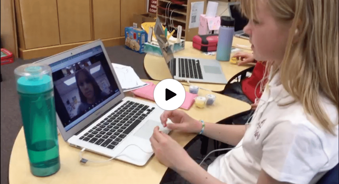 Zooming with Spanish Immersion Pen Pals